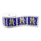 Patriotic Kansas state flag typografie Grosgrain Lint (Spoel)