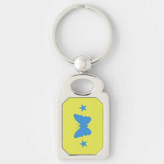 Patriotic keychain with Flag of Bady Bassit (Voorkant)