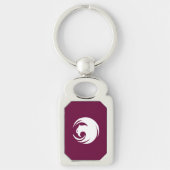 Patriotic keychain with Flag of Phoenix City (Voorkant)