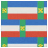 Patriotic Khakassia Flag Stof (Close Up)