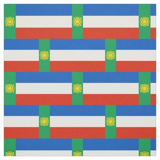 Patriotic Khakassia Flag Stof (Swatch)