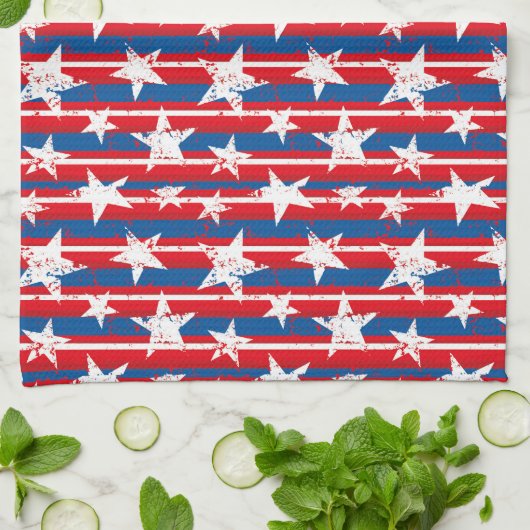 Patriotic Kitchen Towel Theedoek (Gevouwen)