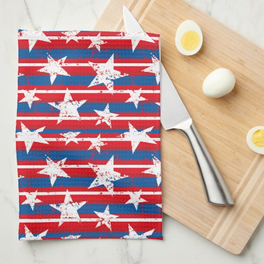 Patriotic Kitchen Towel Theedoek (Quarter Fold)