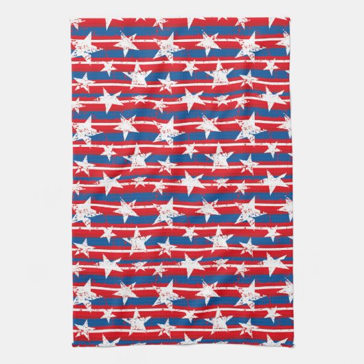 Patriotic Kitchen Towel Theedoek (Verticaal)