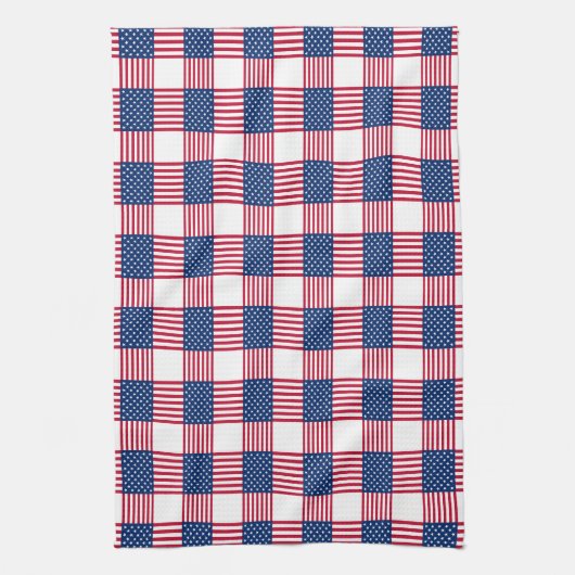 Patriotic Kitchen Towel Theedoek (Verticaal)
