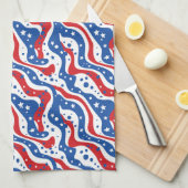 Patriotic Kitchen Towel Theedoek (Quarter Fold)