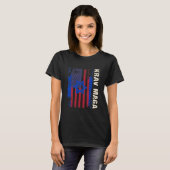 Patriotic Krav Maga Us Vlag Israël T-shirt (Voorkant volledig)