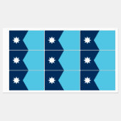 Patriotic labels with flag of Minnesota (Vel)