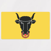 Patriotic labels with flag of Uri canton, Swiss (Design 2)