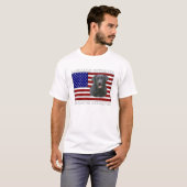 Patriotic Labrador Retriever T-shirt (Voorkant volledig)