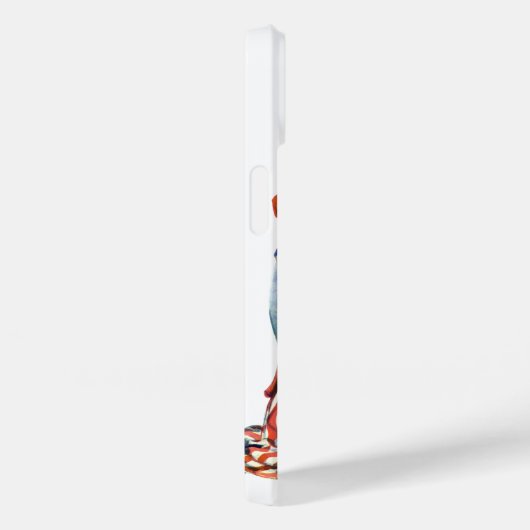  Patriotic Lady Liberty Magazine Hoesje Art (Achterkant / Rechts)