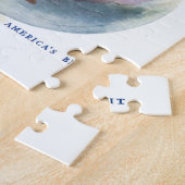  Patriotic Lady Liberty Magazine Hoesje Art Legpuzzel (Zijkant)