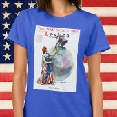  Patriotic Lady Liberty Magazine Hoesje Art T-shirt