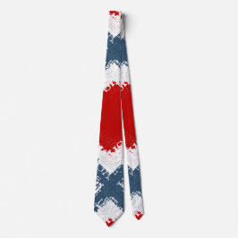 Patriotic Liberty Square Red White & Blue Stropdas