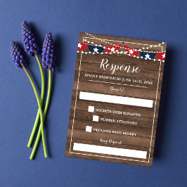 Patriotic Lights Lijst - Vierde bannerreactie van RSVP Kaartje