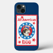 Patriotic Malemute Case-Mate iPhone Case (Achterkant)