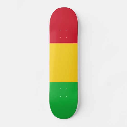 Patriotic Mali Flag Persoonlijk Skateboard (Voorkant)