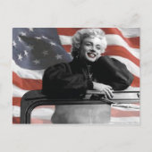 Patriotic Marilyn Briefkaart (Voorkant)