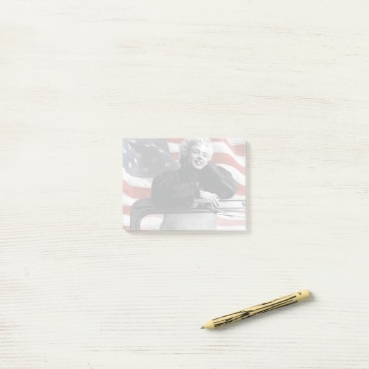 Patriotic Marilyn Post-it® Notes (Op bureau)