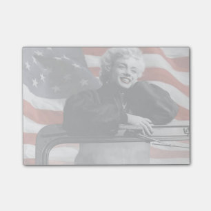 Patriotic Marilyn Post-it® Notes