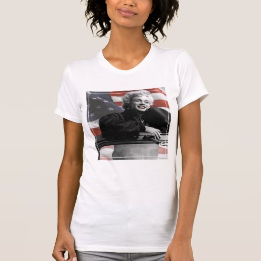 Patriotic Marilyn T-shirt (Voorkant)