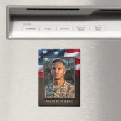 Patriotic Military Photo Magnet (Insitu (Vaatwasser))