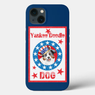 Patriotic Mini American Shepherd Case-Mate iPhone Case