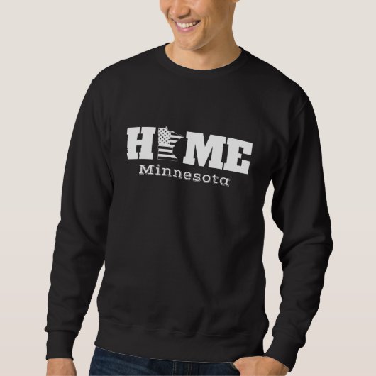 Patriotic Minnesota HOME State Trui (Voorkant)