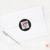 Patriotic Monkey Sticker (Envelop)