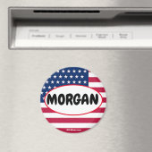 Patriotic MORGAN magnet (Insitu (Vaatwasser))