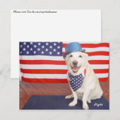 Patriotic Myrtie Briefkaart (Voorkant / Achterkant)