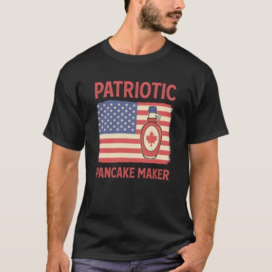 Patriotic Pancake Maker Waffle Flapjack Pancake Ma T-shirt (Voorkant)