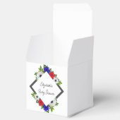 Patriotic Panda Anemone Baby shower Bedankdoosjes (Geopend)