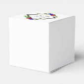 Patriotic Panda Anemone Baby shower Bedankdoosjes (Achterkant)