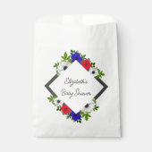 Patriotic Panda Anemone Baby shower Bedankzakje (Voorkant)