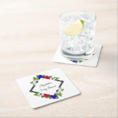 Patriotic Panda Anemone Baby shower Kartonnen Onderzetters (Insitu)