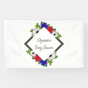 Patriotic Panda Anemone Baby shower Spandoek
