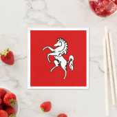 Patriotic paper napkins with flag of Kent, England Servet (Insitu)