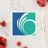 Patriotic paper napkins with flag of Ottawa Servet (Insitu)