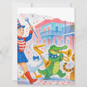 Patriotic Parade 4th of July Bingo  game card Feestdagenkaart (Achterkant)