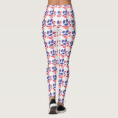 Patriotic Paw Print Leggings (Achterkant)