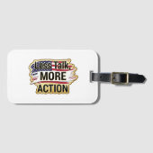 Patriotic Peace Decal Bagagelabel (Voorkant (horizontaal))