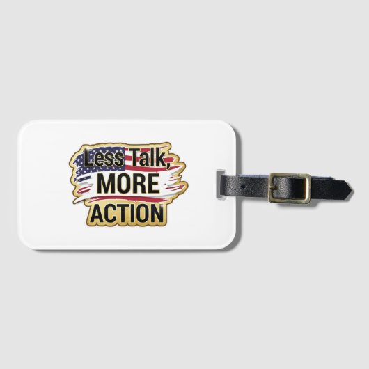 Patriotic Peace Decal Bagagelabel (Voorkant (horizontaal))