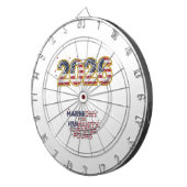 Patriotic Peace Decal Dartbord (Voorkant Rechts)