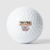 Patriotic Peace Decal Golfballen (Voorkant)