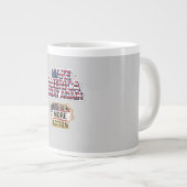 Patriotic Peace Decal Grote Koffiekop (Voorkant rechts)