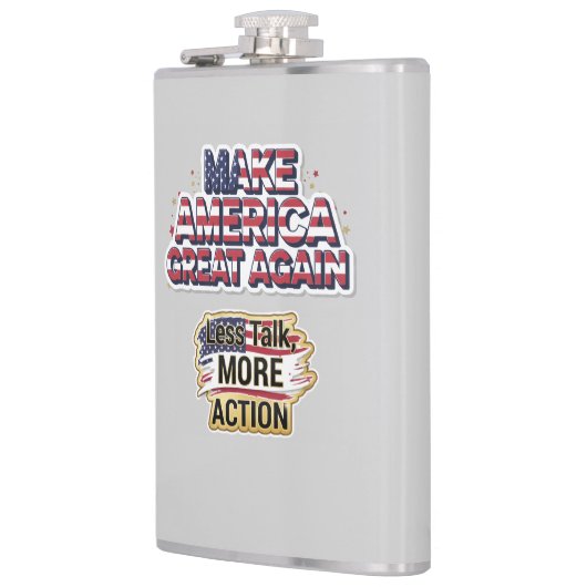 Patriotic Peace Decal Heupfles (Links)