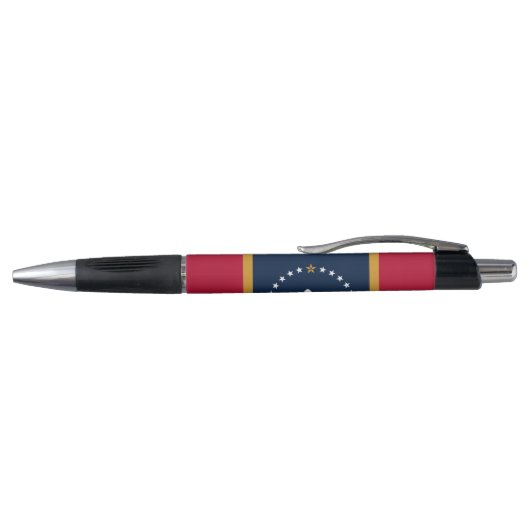 Patriotic Pen with flag of Mississippi, USA (Bovenkant)