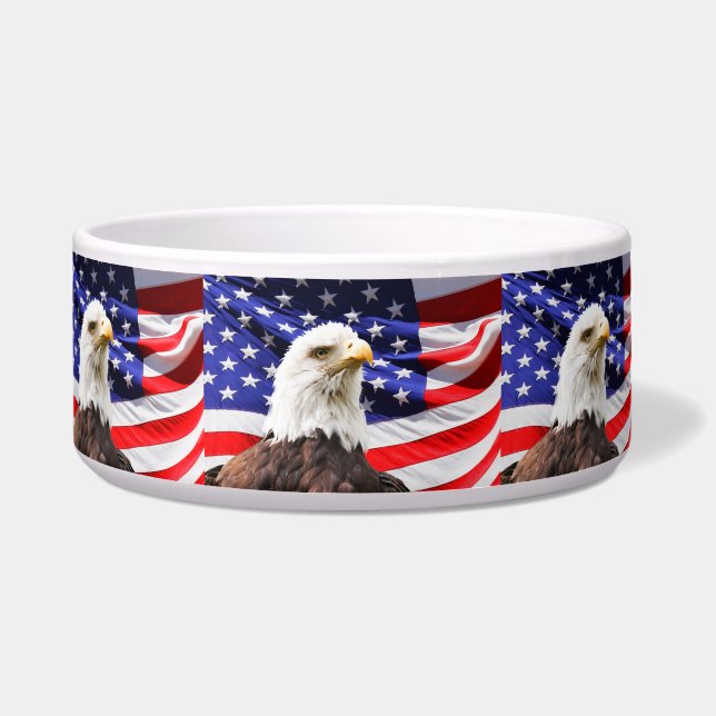 Patriotic Pet Bowl Voerbakje (Voorkant)