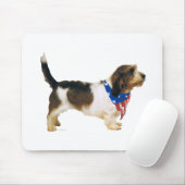 Patriotic Petit Basset Griffon Vendeen Muismat (Met muis)
